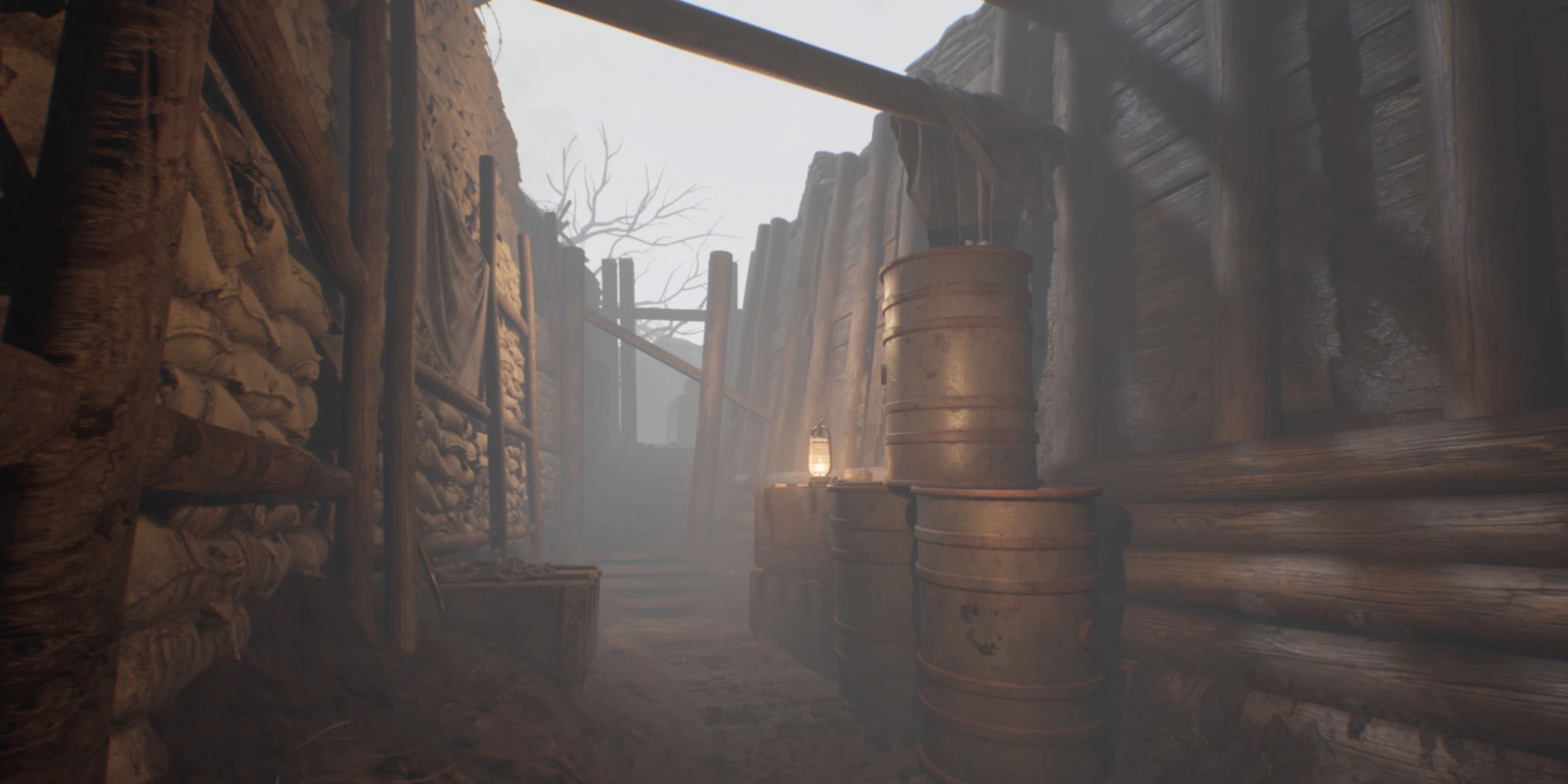 6 Horror Games Set Within A Warzone A dark and lonely trench during ww1