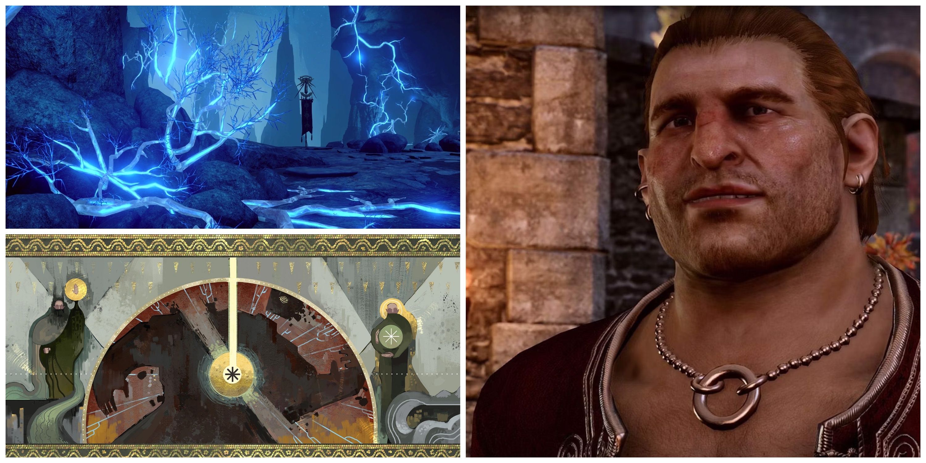 Dragon Age Dwarf Comeback collage featuring a dwarf