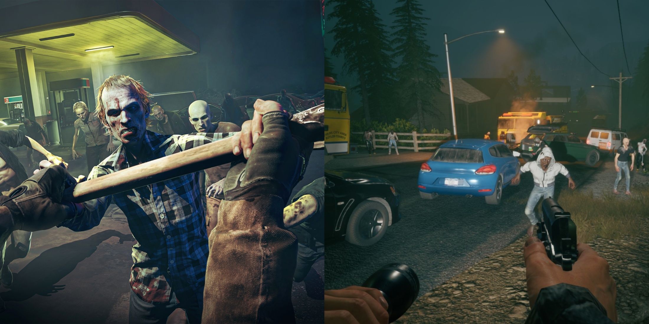 Screenshots from No More Room in Hell 2 side by side.