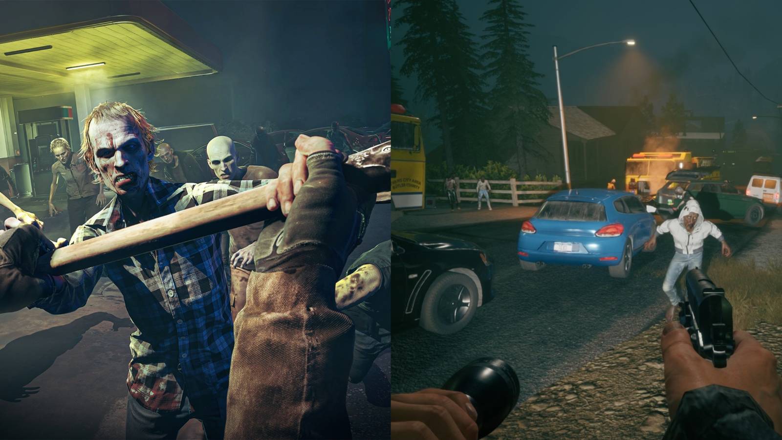 Screenshots from No More Room in Hell 2 side by side.