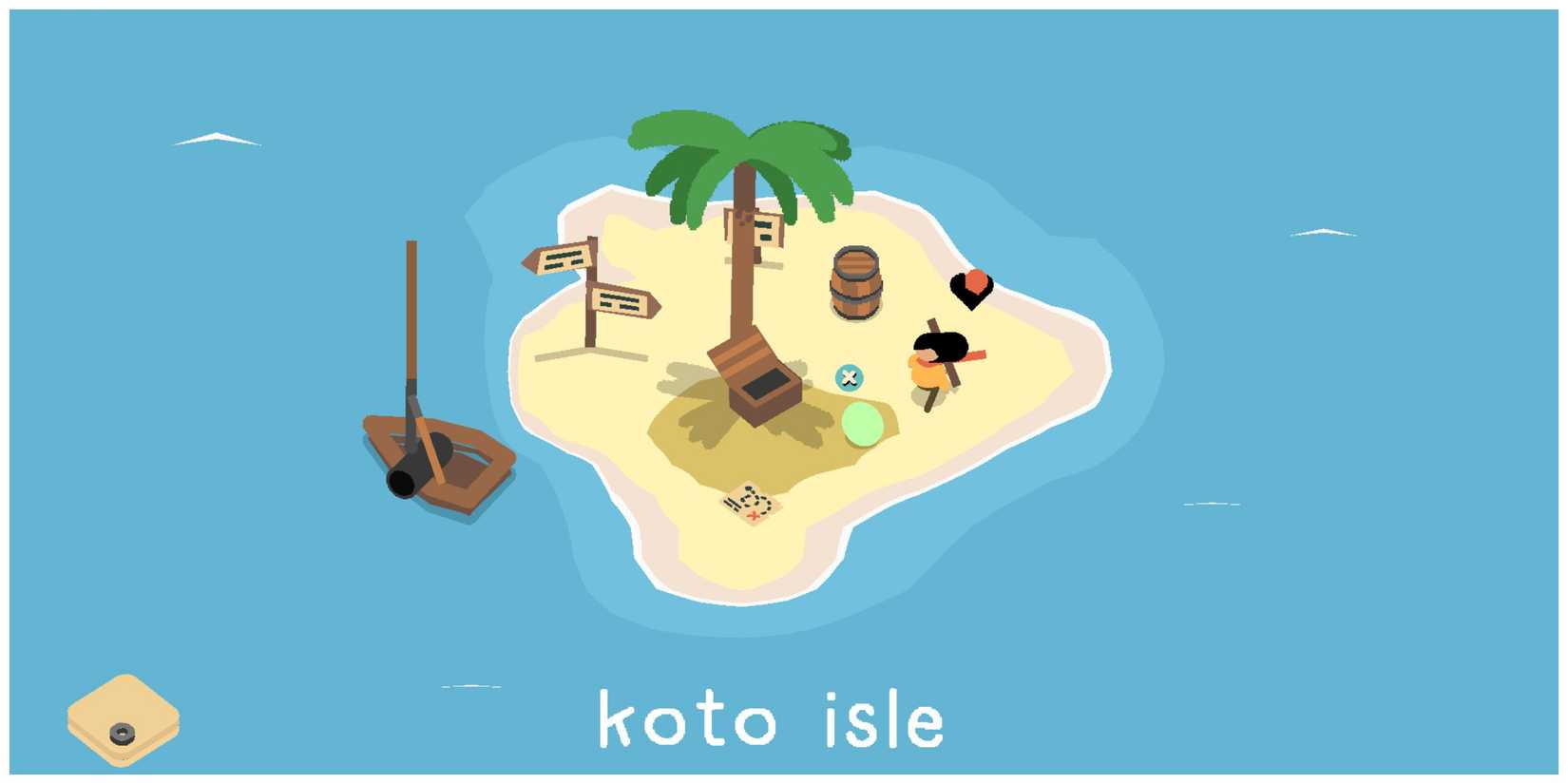 Exploring an island in Kraken's Curse