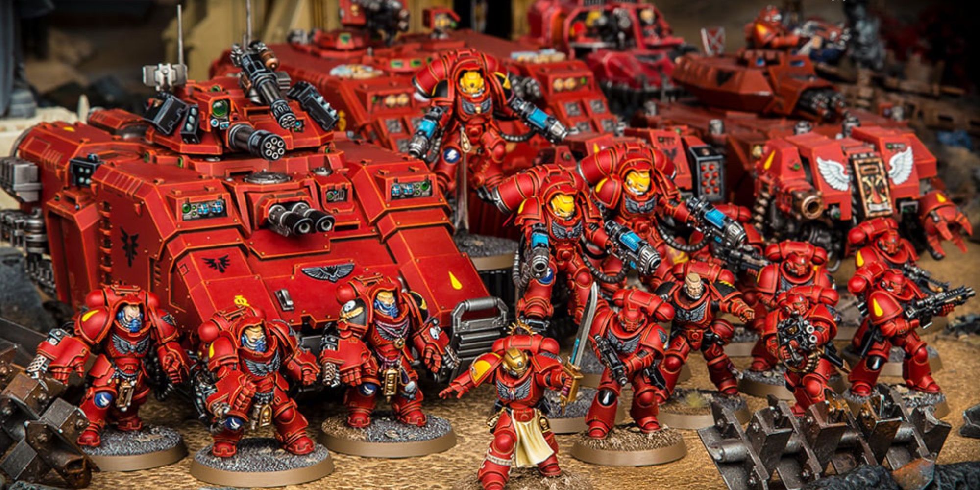 Warhammer 40k: 7 Reasons To Play Space Marines An army of Blood Angels Space Marines by Games Workshop 
