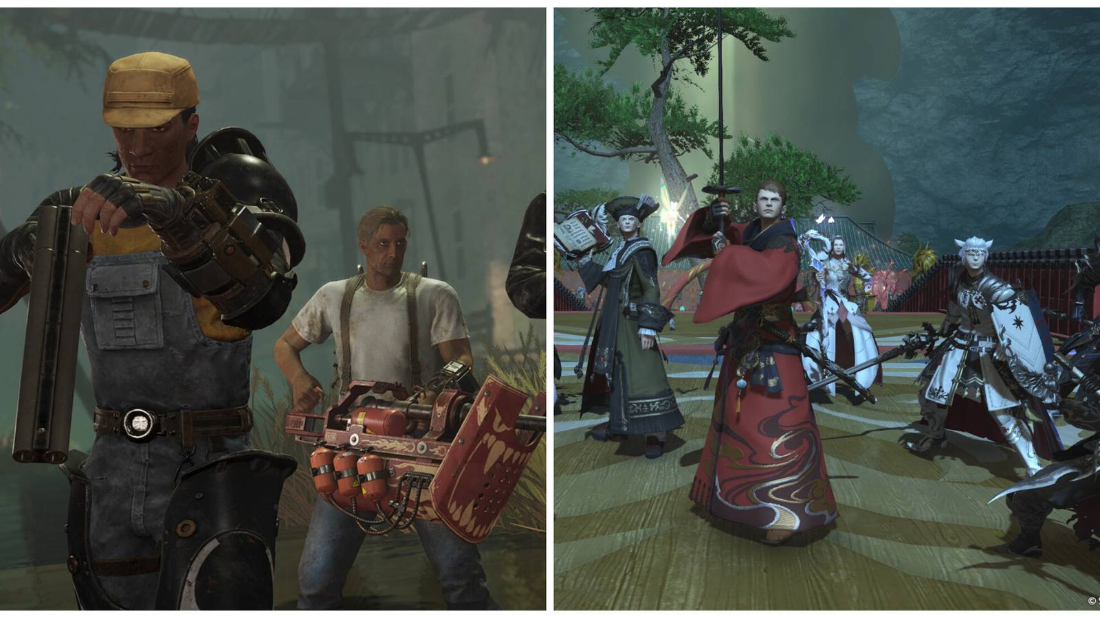 Players in Fallout 76 and Final Fantasy XIV