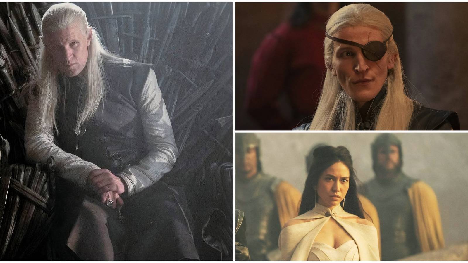 Daemon and Aemond Targaryen and the White Worm Mysaria House Of The Dragon.