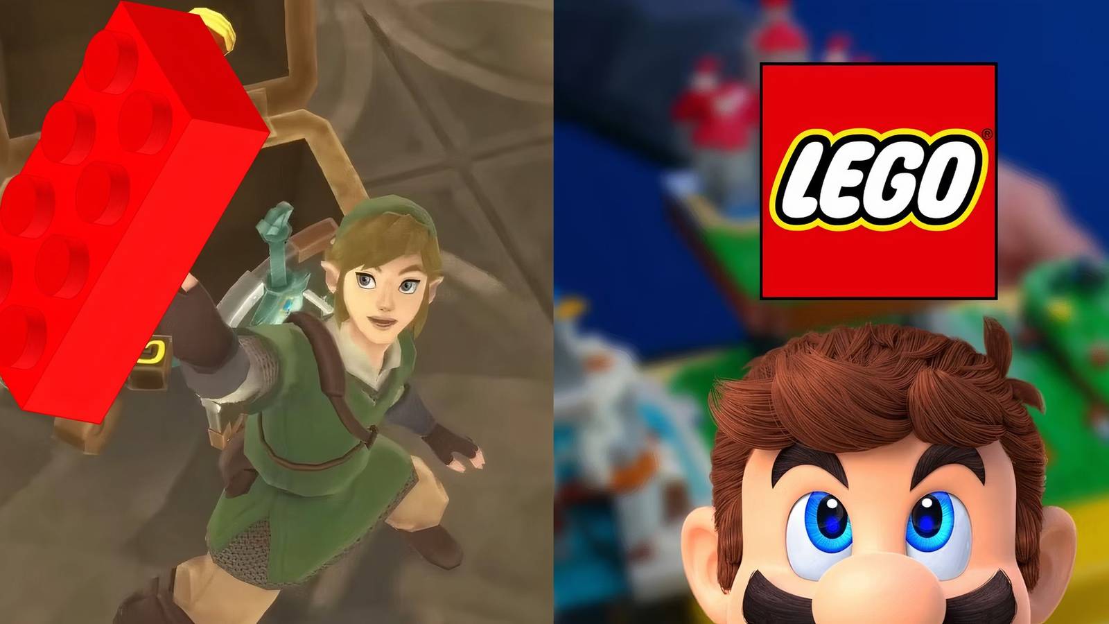 Feature image for Lego and Nintendo franchise collaboration article.