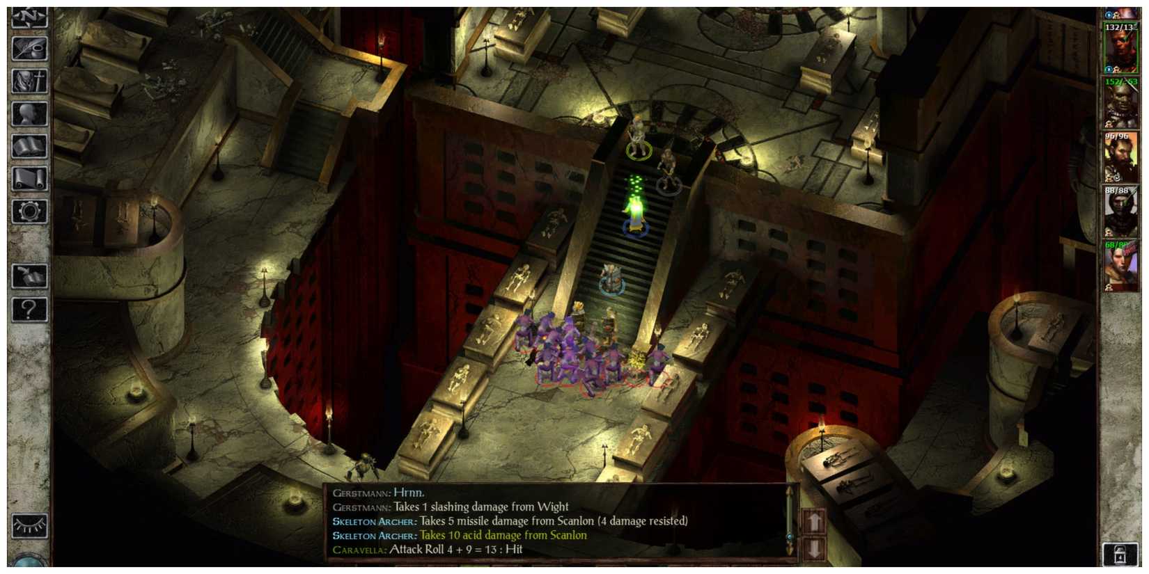 Icewind Dale - Steam Screenshot (Battling On A Staircase)