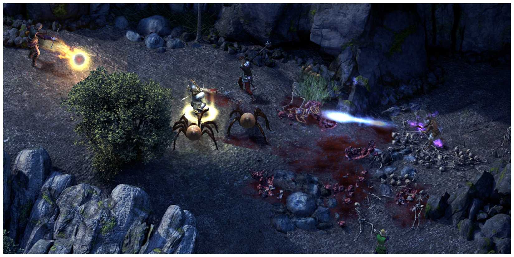 Pillars Of Eternity - Steam Screenshot (Fighting Spiders)