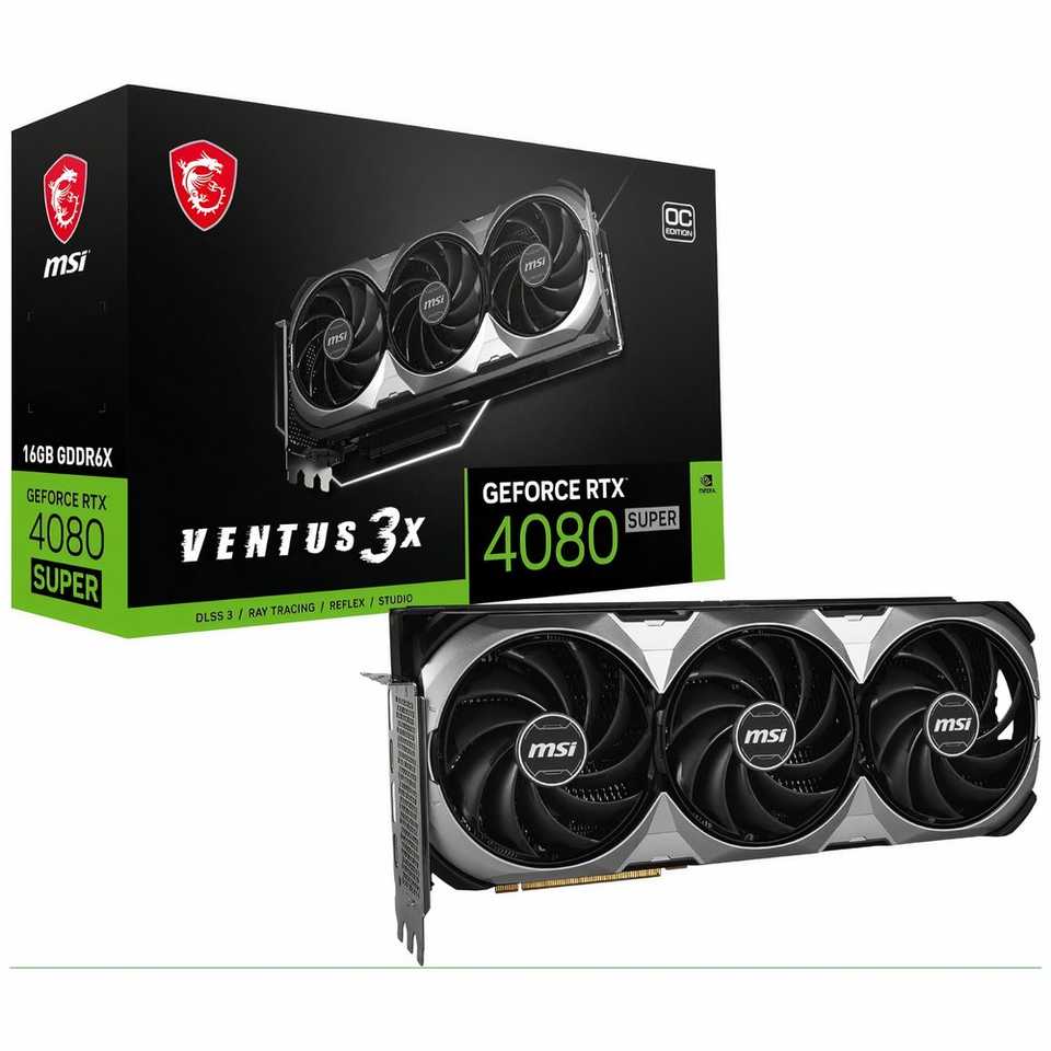 MSI Gaming RTX 4080 Super 16G Ventus 3X OC high end gpu