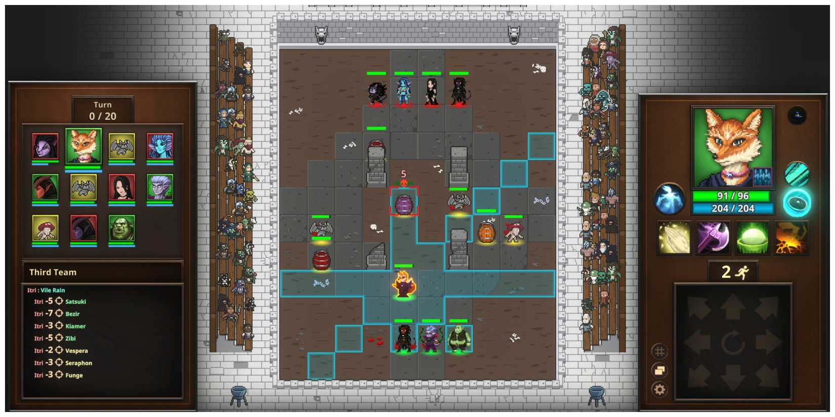 Mortal Glory 2 - Steam Screenshot (Taking A Turn In Combat)