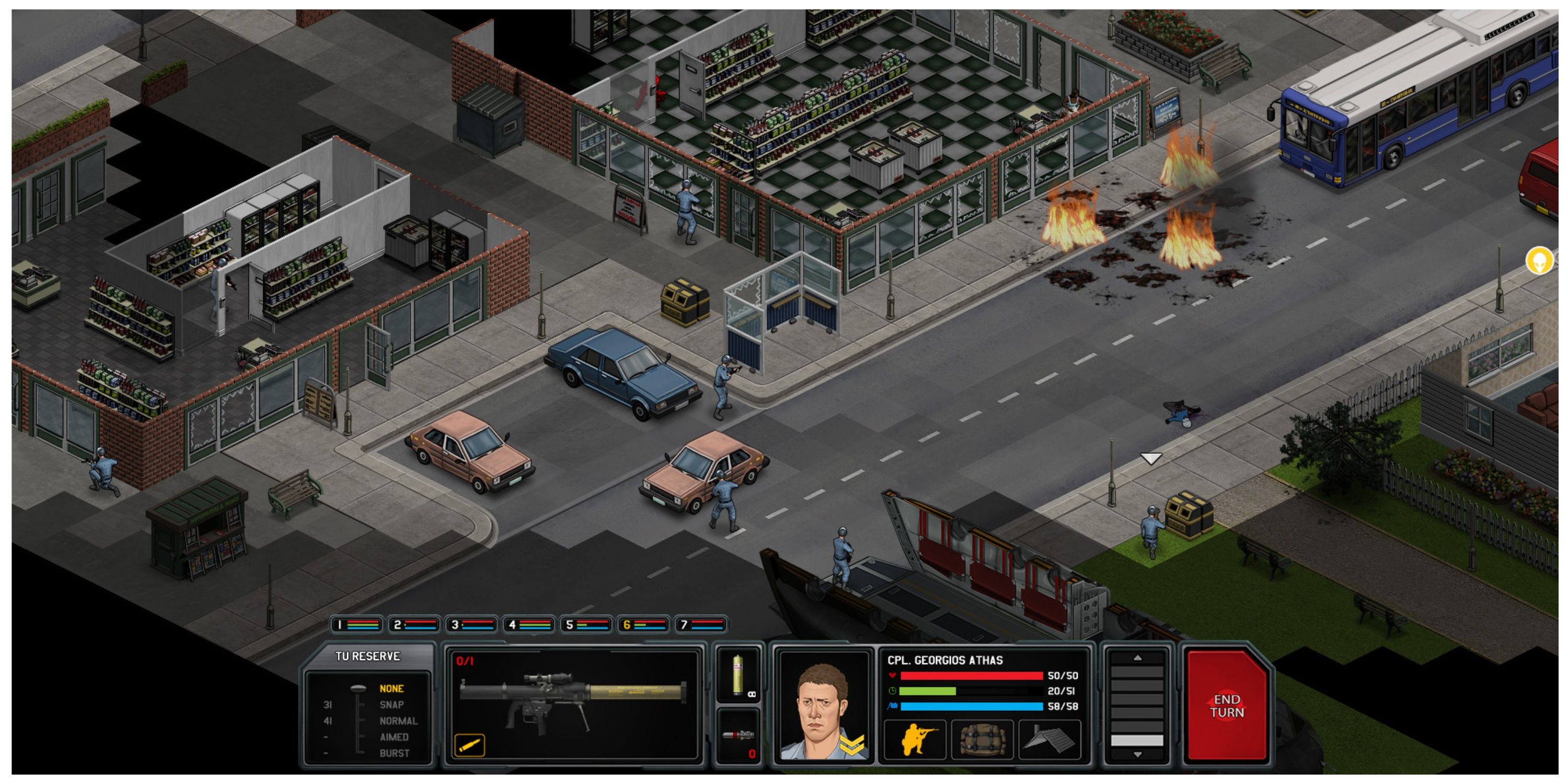 Xenonauts - Steam Screenshot (Combat In The Street)