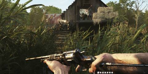 10 Hardest First-Person Shooter Games On The PS5, Ranked Creeping through the marsh towards enemies