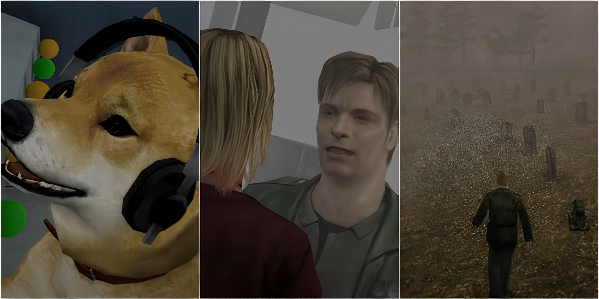 Dog Ending, Maria Ending, and Leave Ending from Silent Hill 2