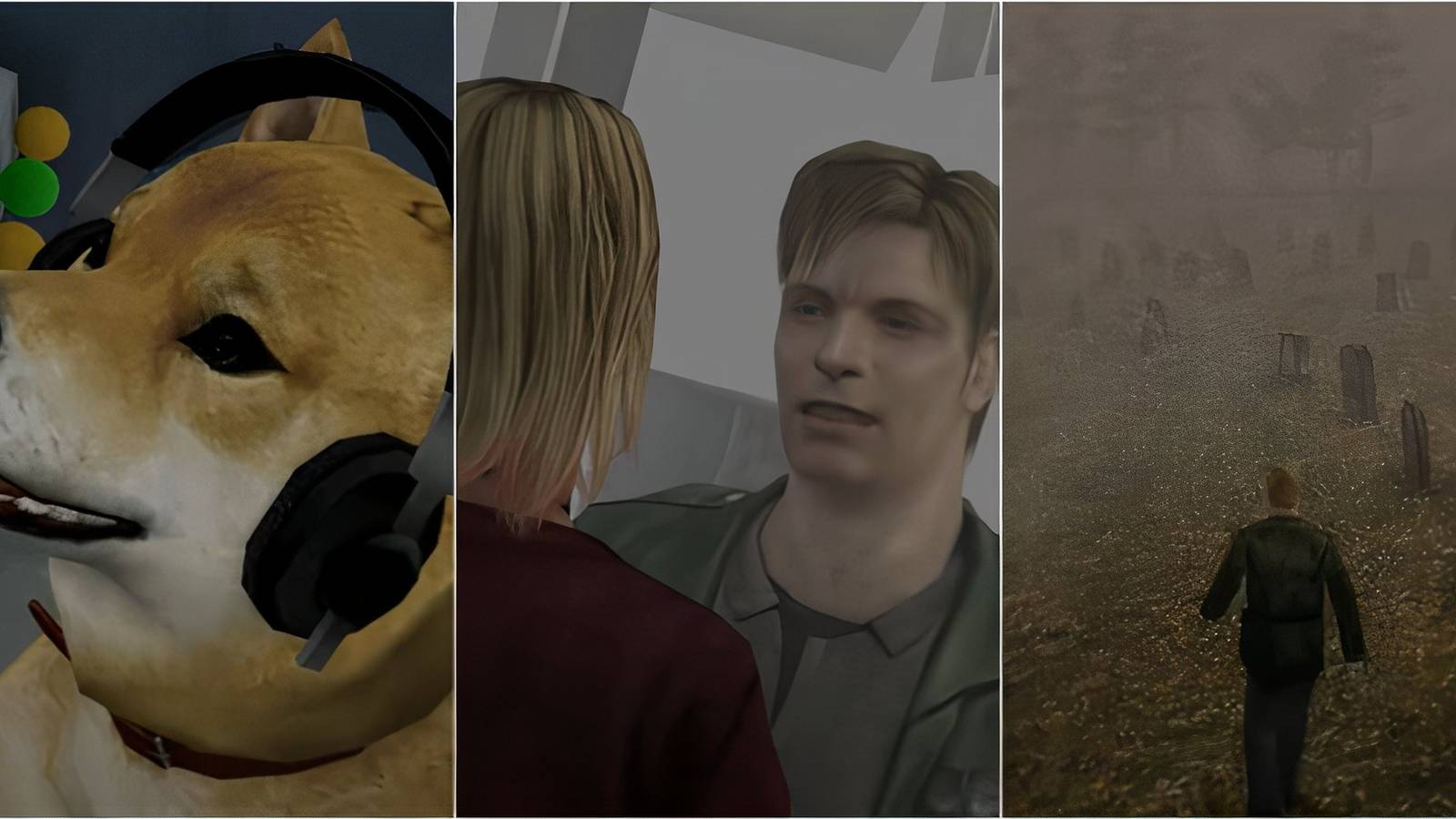 Dog Ending, Maria Ending, and Leave Ending from Silent Hill 2