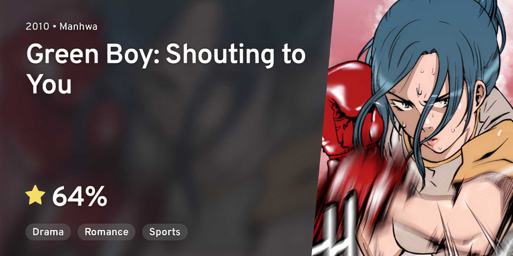 Green Boy: Shouting to You manhwa