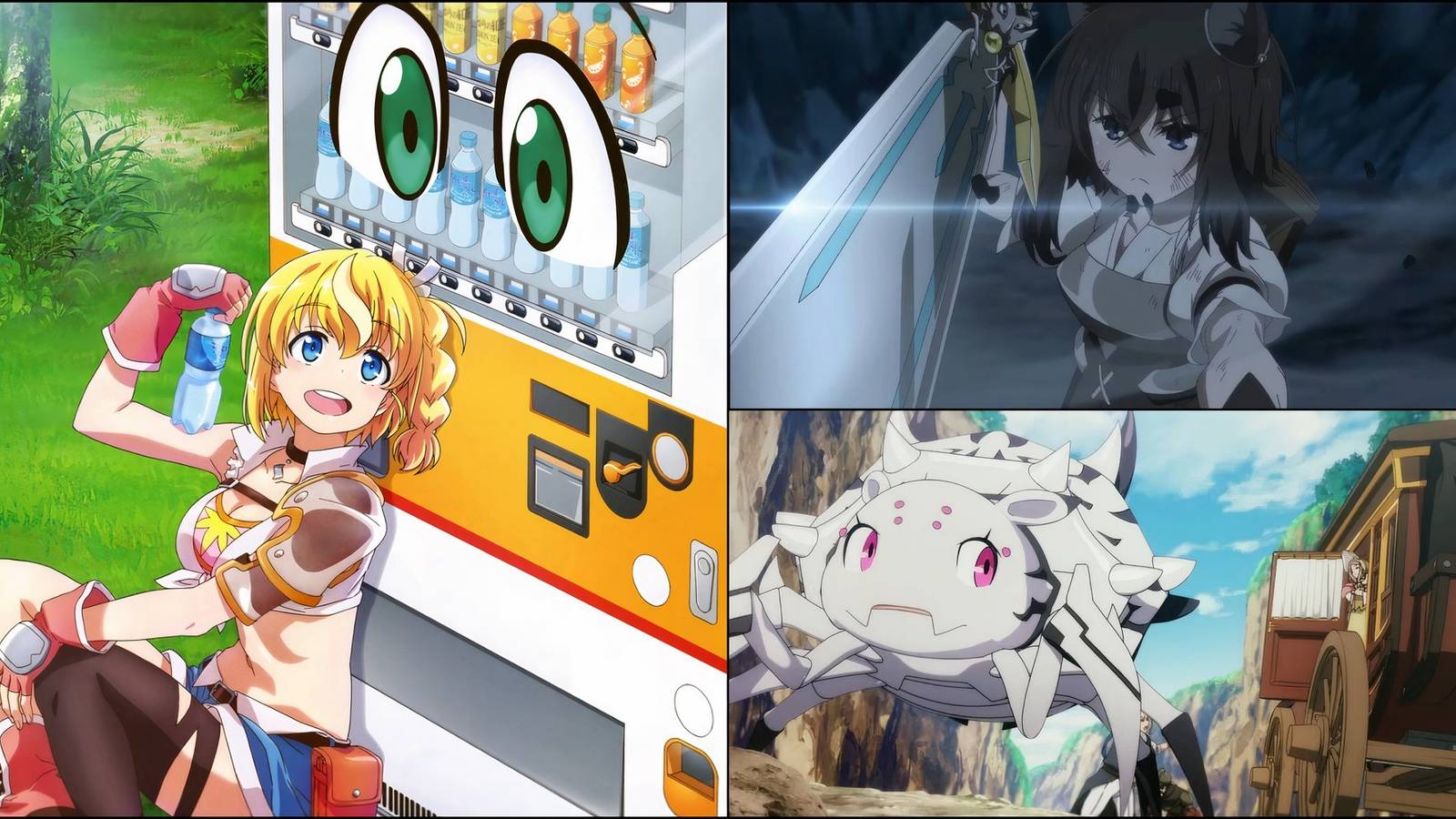 Reborn as a Vending Machine, Reincarnated as a Sword, So I'm a Spider