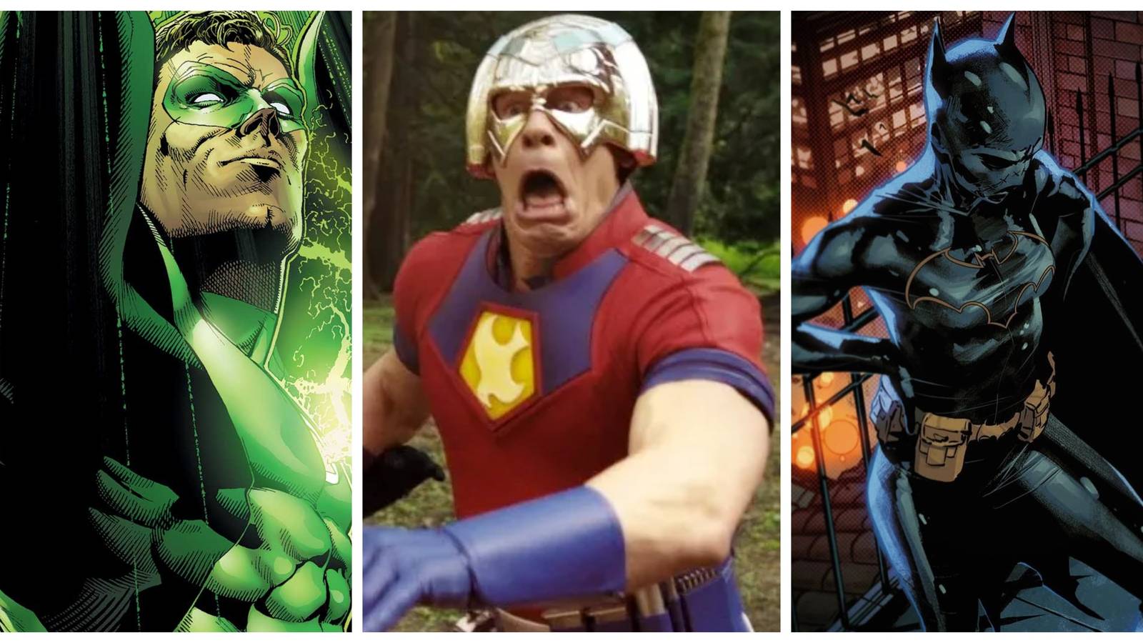 hal jordan, peacemaker, batgirl