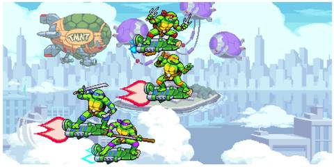 Teenage Mutant Ninja Turtles: Shredder's Revenge - The Turtles On Hoverboards