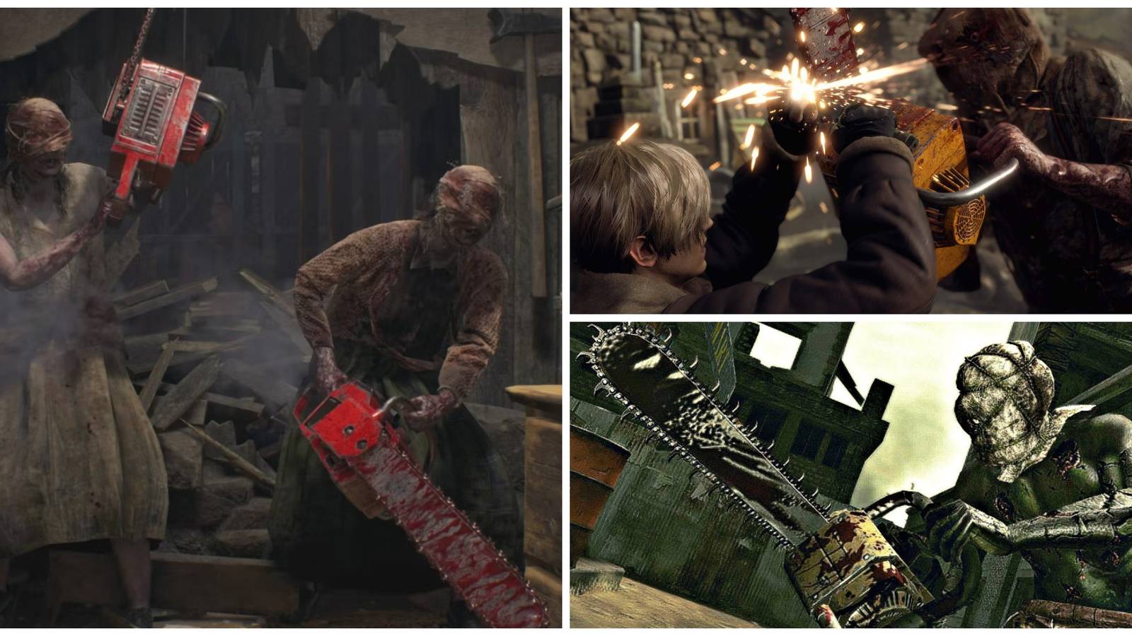 chainsaw enemies in resident evil 2