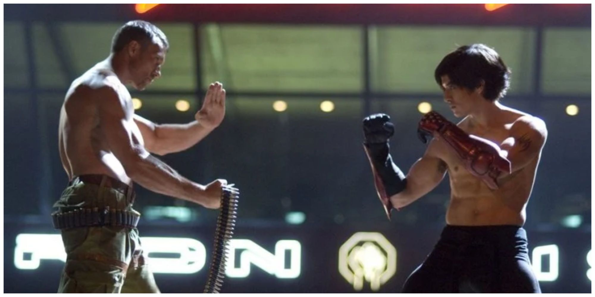Bryan Fury (Gary Daniels) and Jin Kazama (Jon Foo)