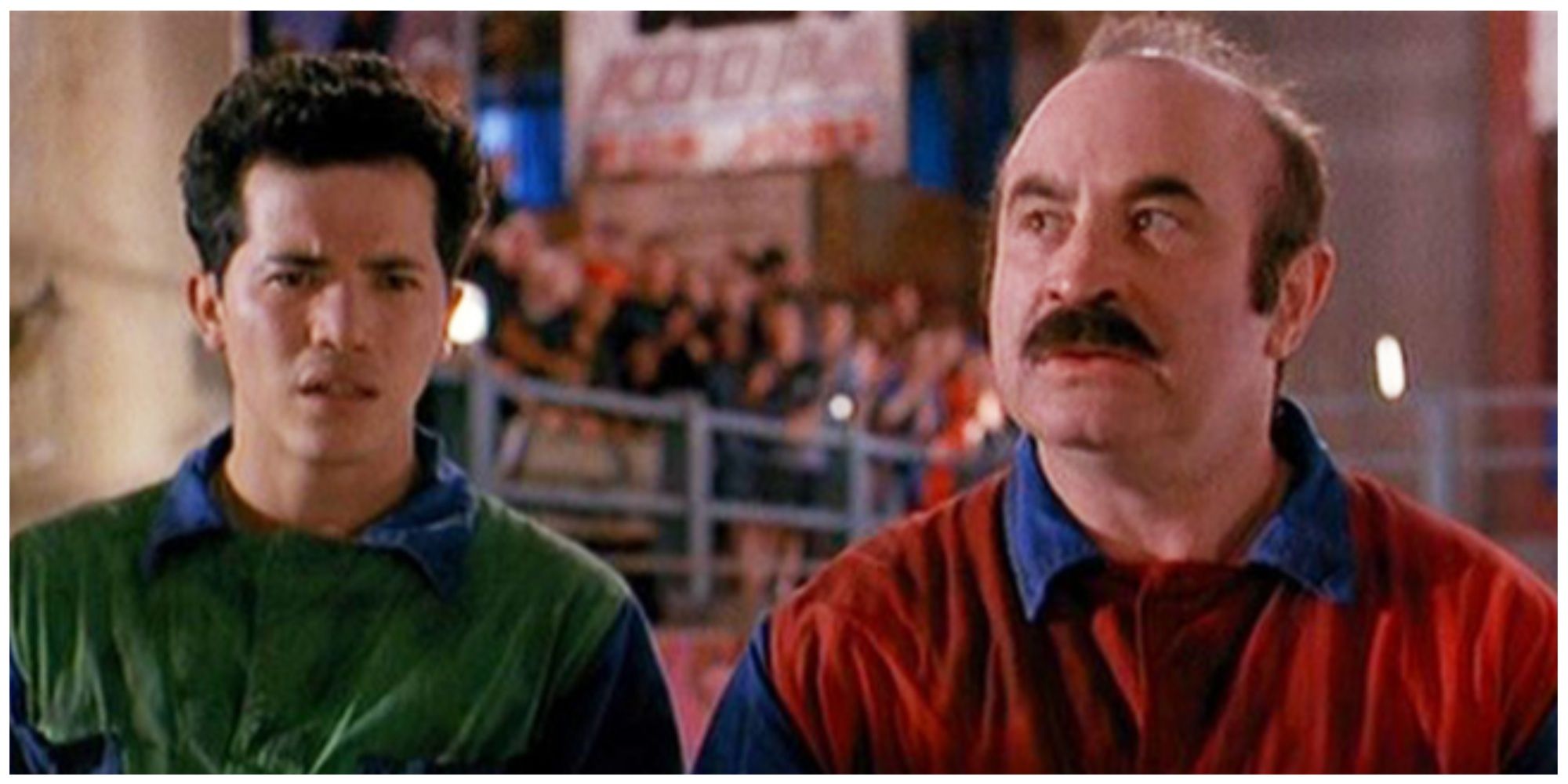 Luigi (John Leguizamo) and Mario (Bob Hoskins)