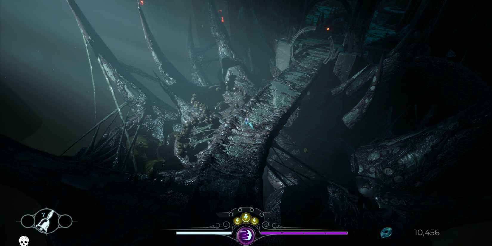 7 Best Isometric Soulslike Games, Ranked Character crosses a strange and disturbing bridge