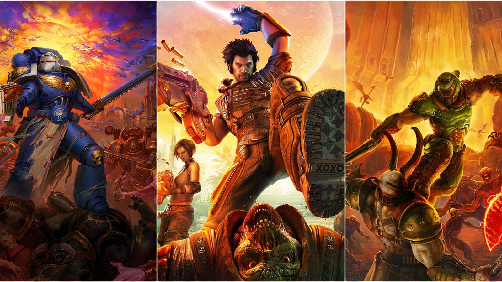 Warhammer 40K Boltgun, Bulletstorm, Doom Eternal 