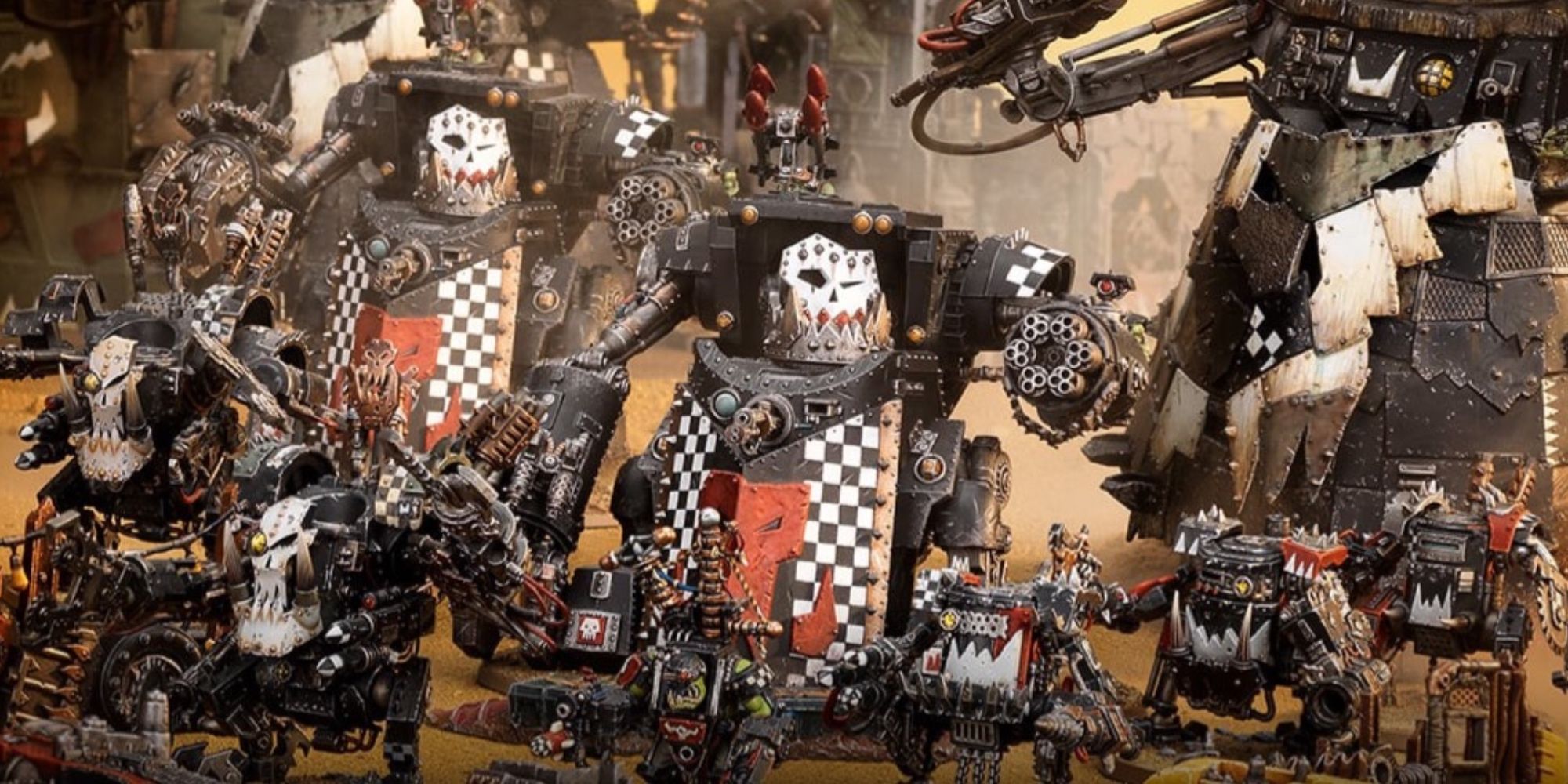 Warhammer 40k: 7 Reasons to play Orks An army of Goff Orks, Stompas, Gargants, Killa Kans and Deffdreads