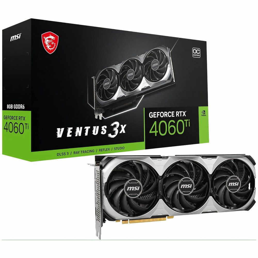 MSI GeForce RTX 4060 Ti Ventus 3X 8G OC gaming GPU