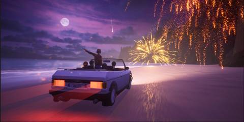 Mixtape Has Goonies, Stranger Things' Wholesome Retro Vibes car