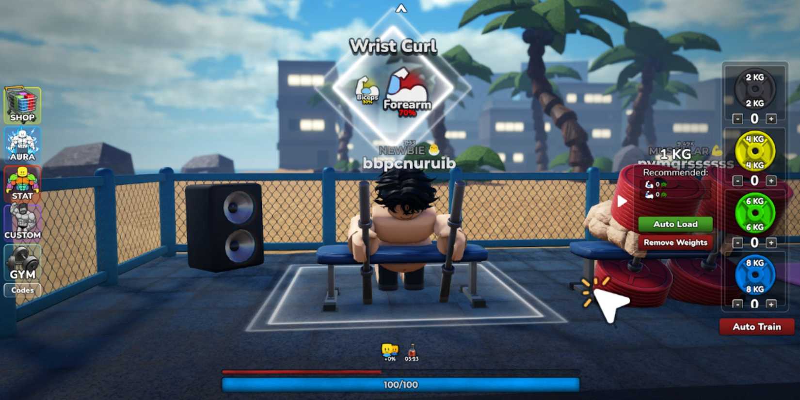 Gym League character