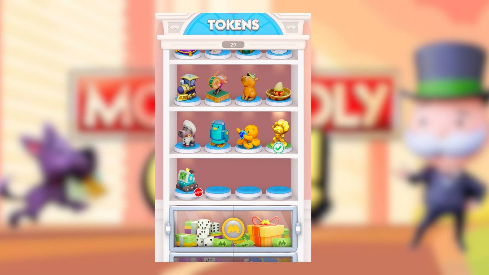 monopoly go token collection