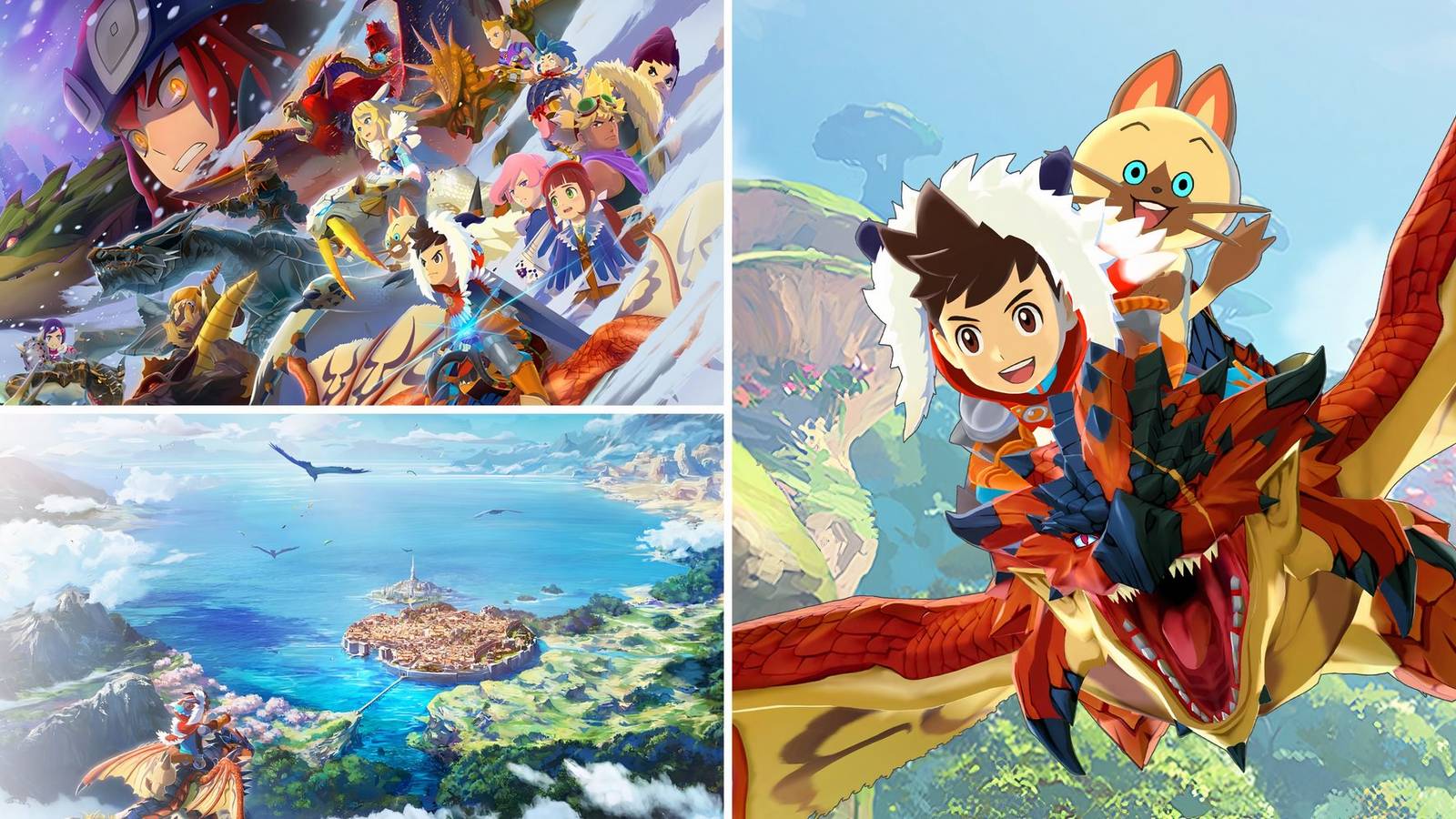 Monster Hunter Stories Split Image