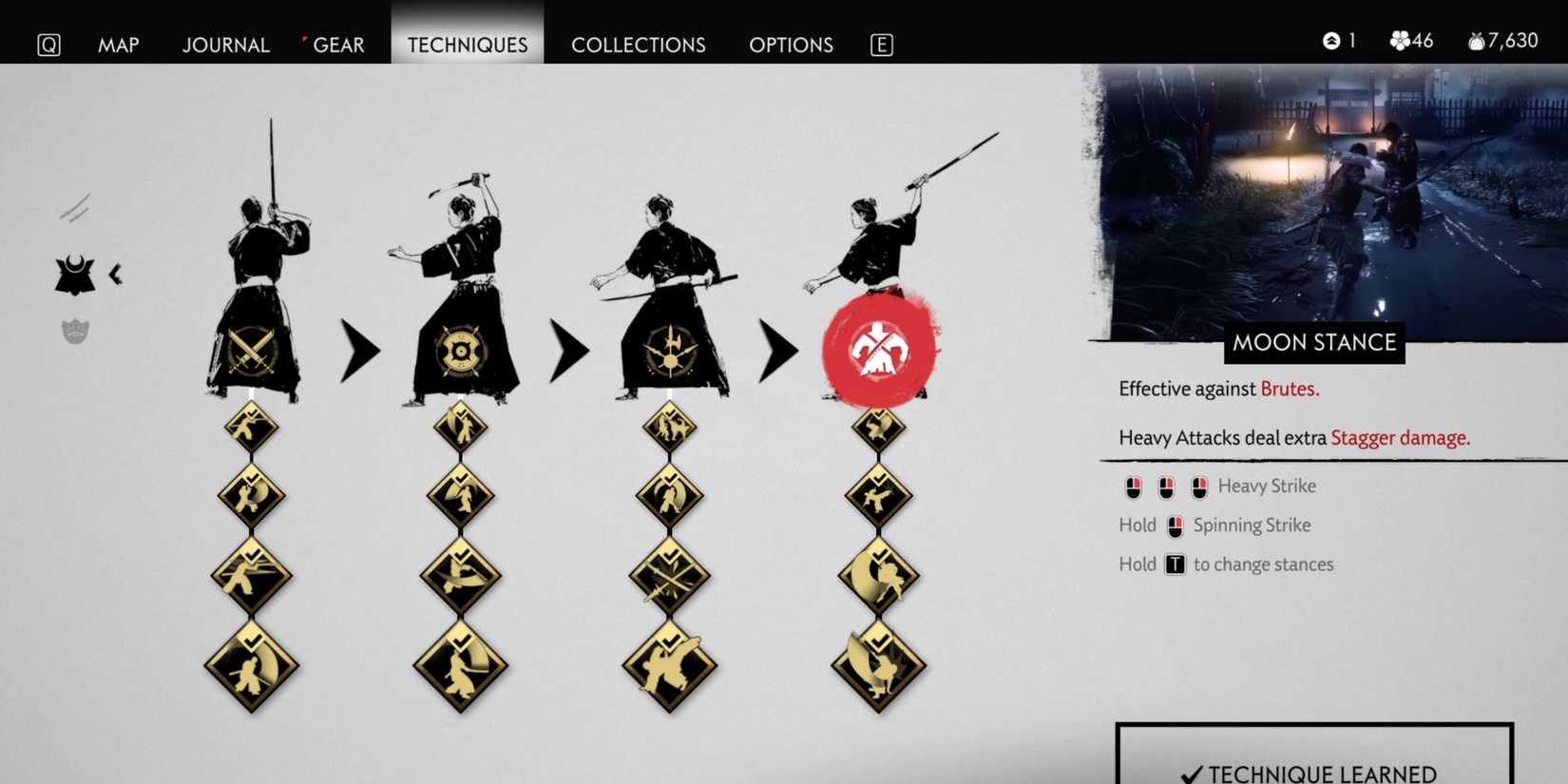 moon stance in ghost of tsushima