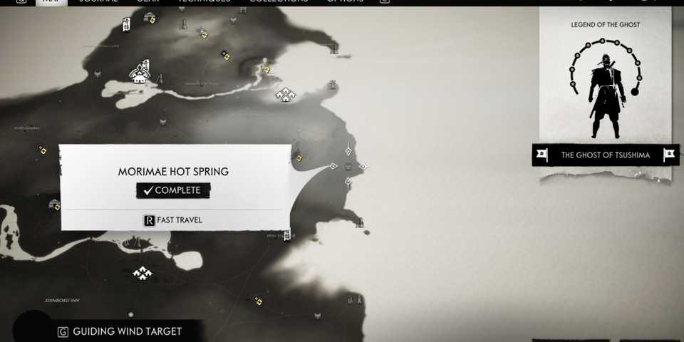 Morimae Hot Spring in ghost of tsushima