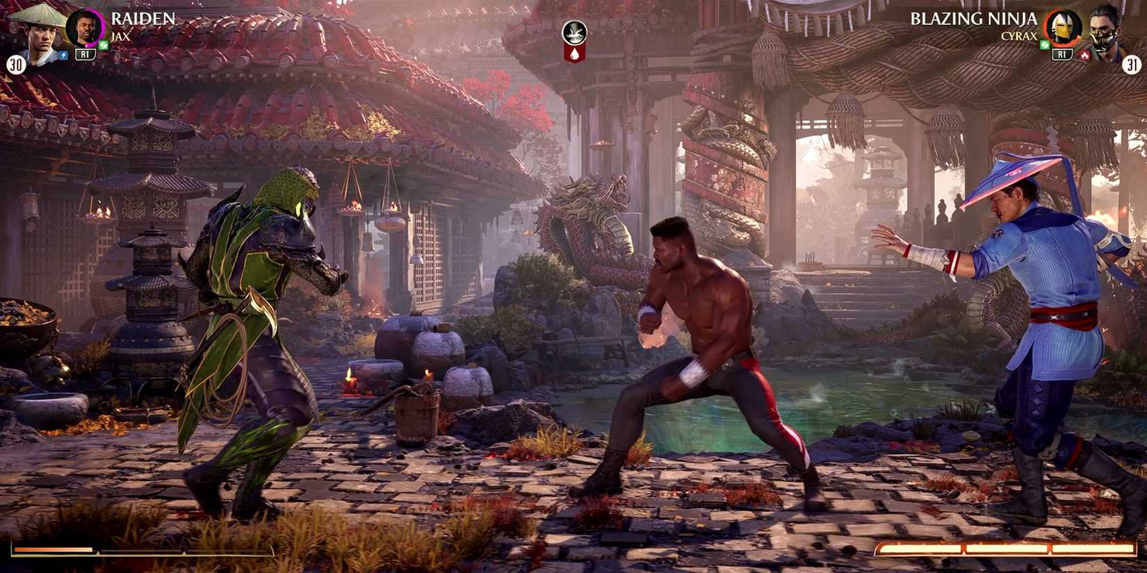 A battle in Mortal Kombat 1