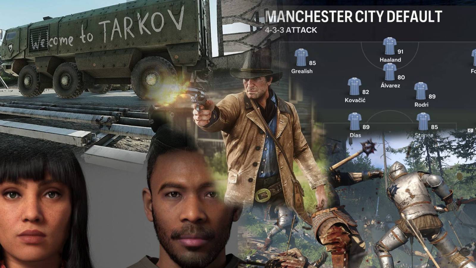 red dead redemption 2 escape from tarkov FC 24 kingdom come deliverance metahumans