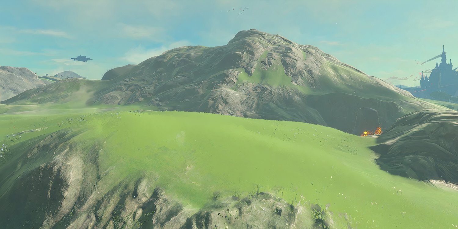 Mount Daphnes in The Legend of Zelda Breath of the Wild