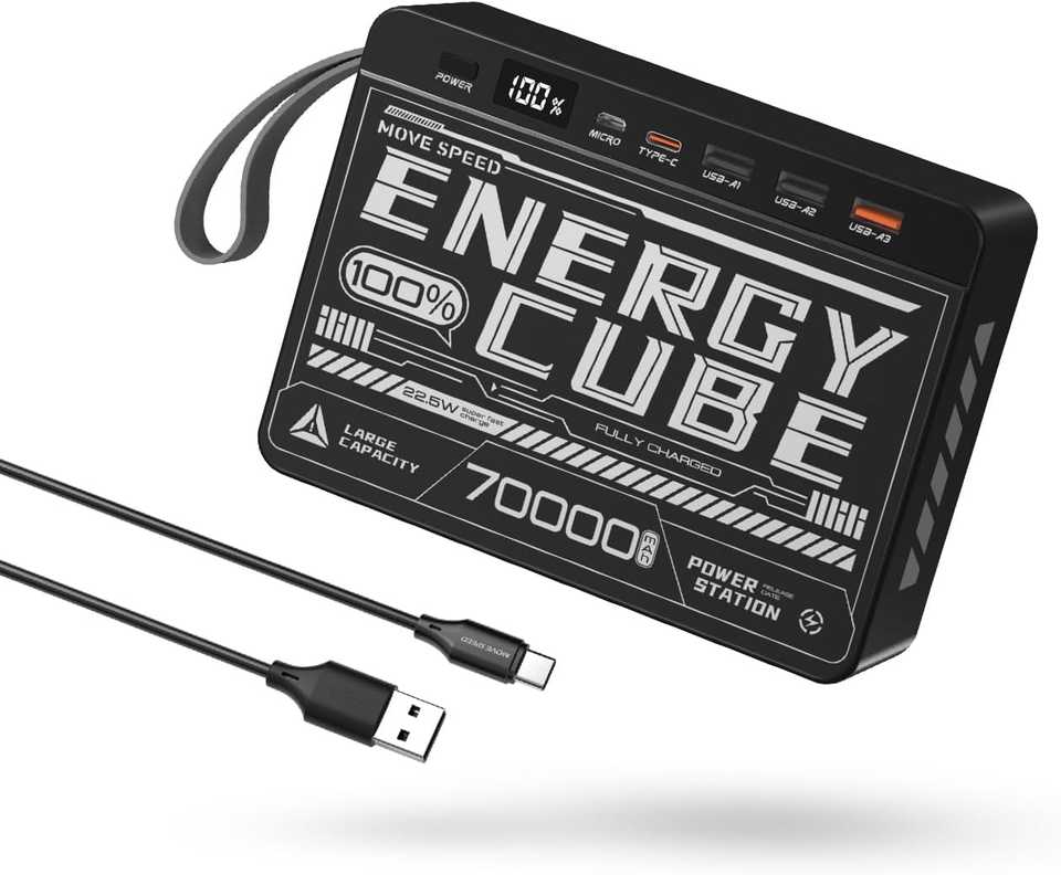 MOVE SPEED Z70 70,000 mAh Portable Charger Power Bank