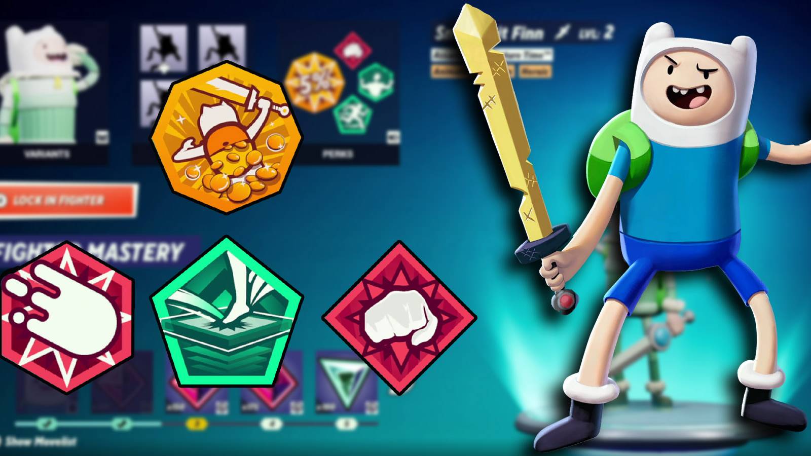 Multiversus - Finn Perks Header Image