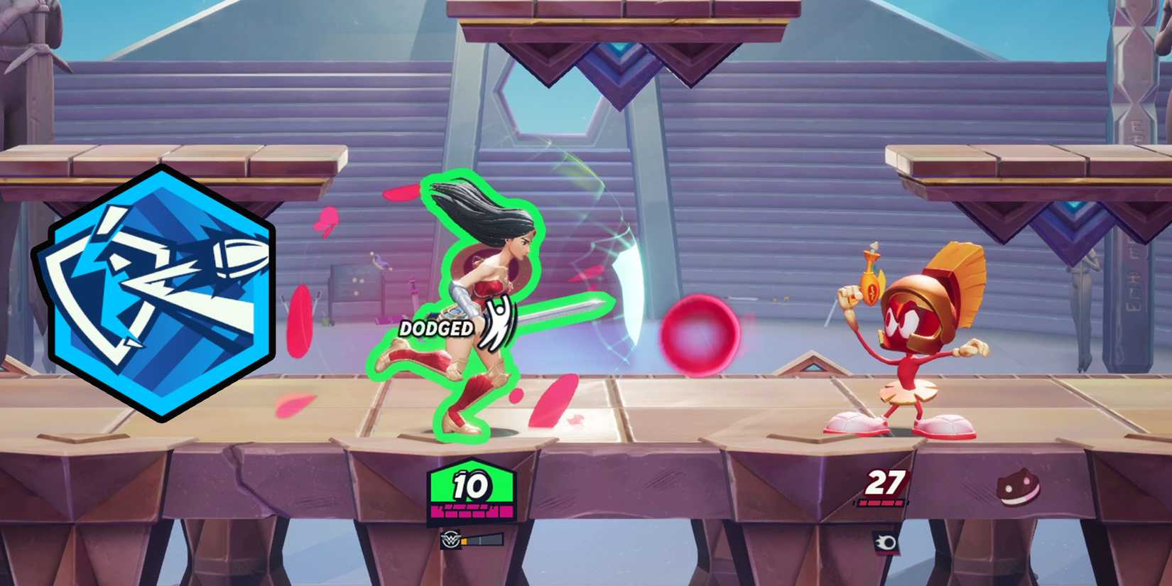 Multiversus - Forward Momentum Perk for Wonder Woman