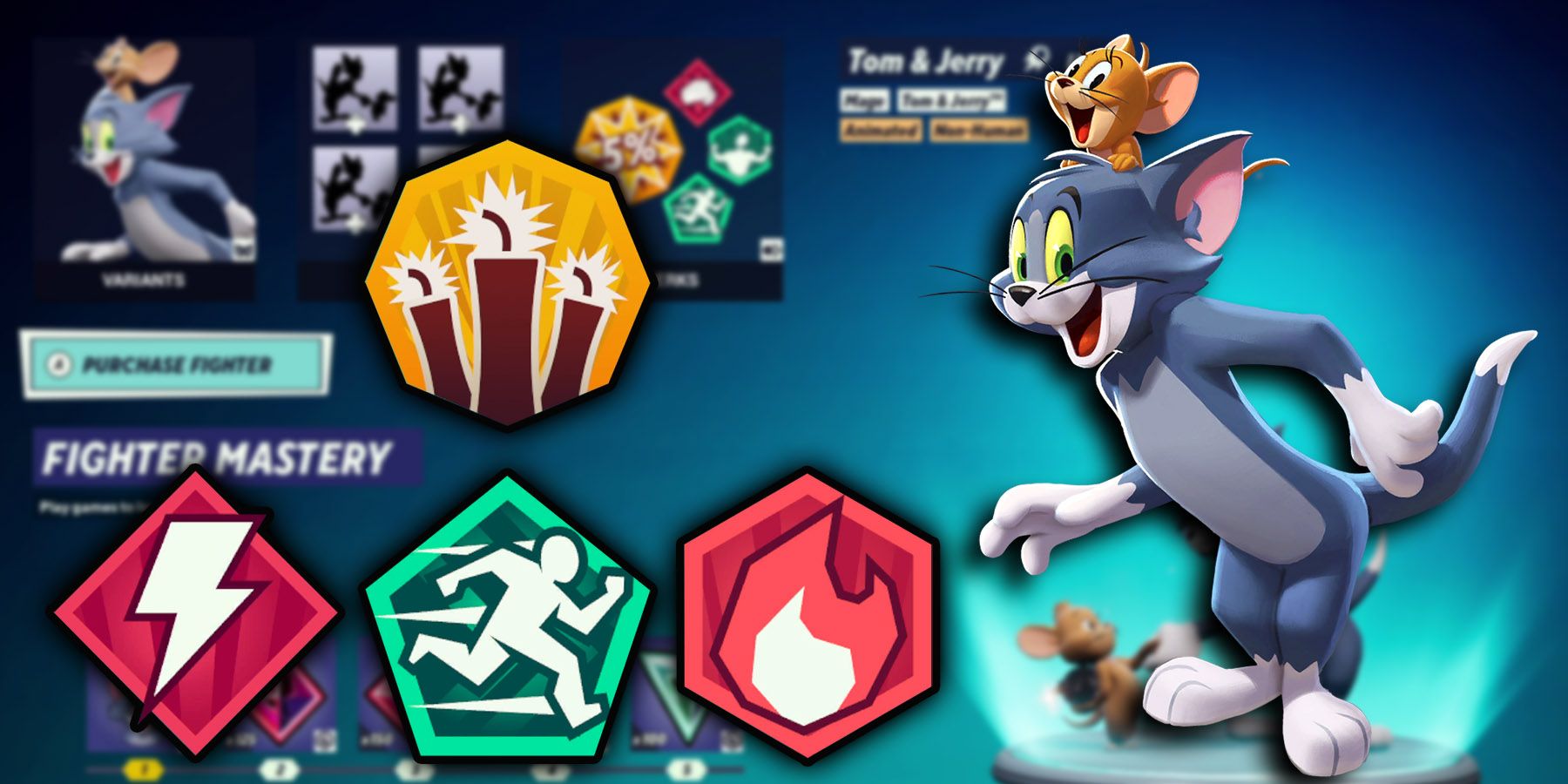 Multiversus - Tom n Jerry Best Perks Header Image