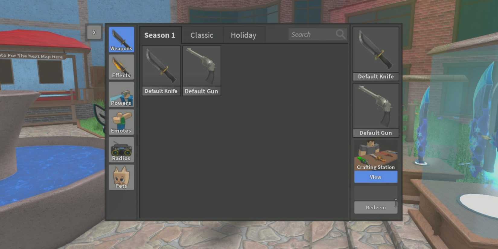 Murder Mystery Z the codes tab