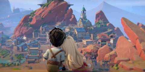 two lovers in my time at sandrock.