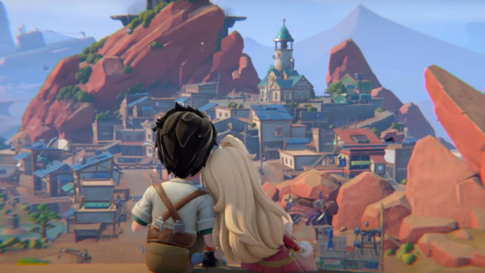 two lovers in my time at sandrock.