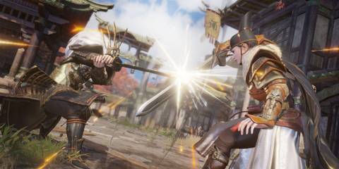 a screenshot from naraka bladepoint’s combat.