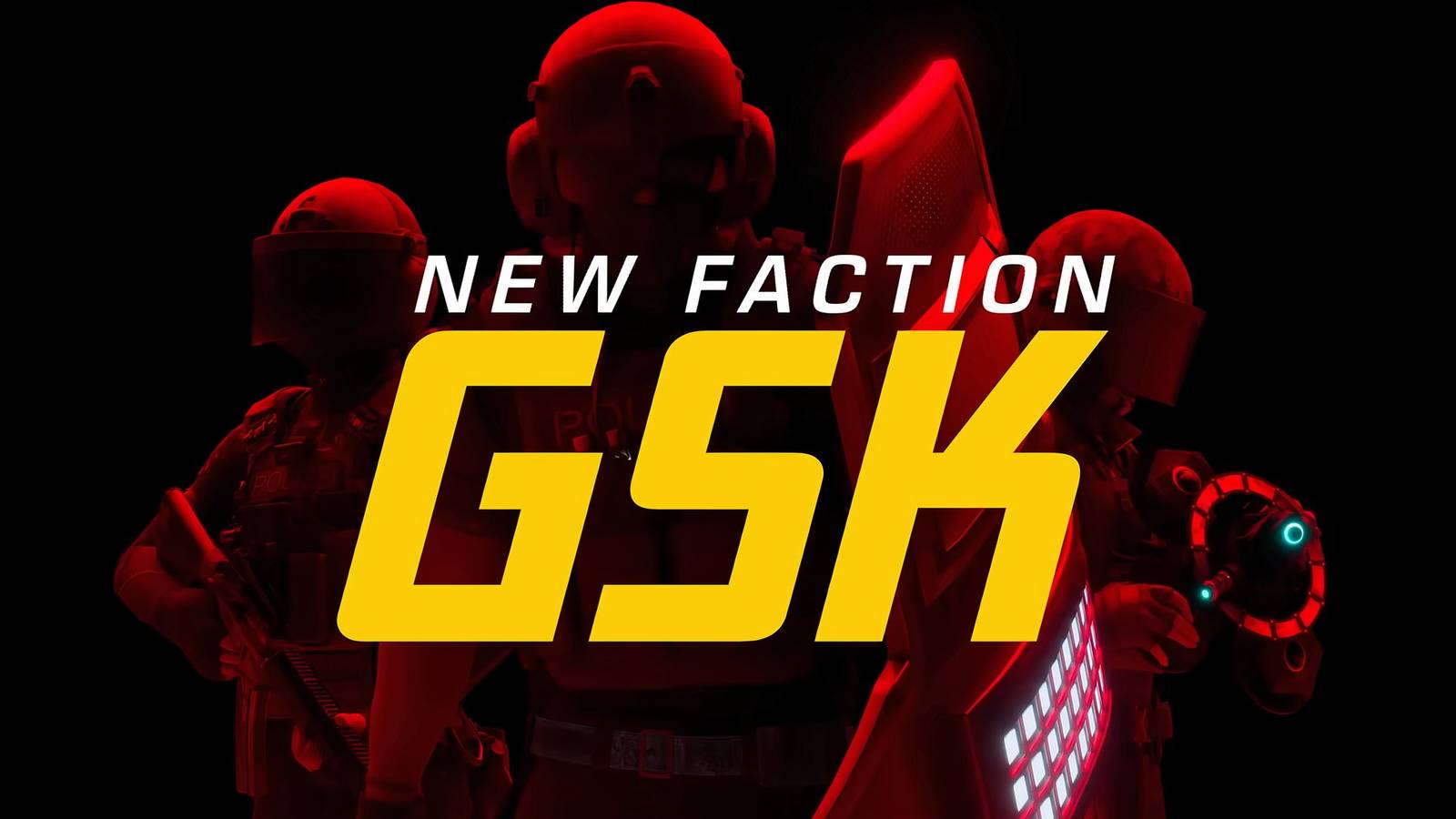 Image showcasing the GSK Faction in XDefiant