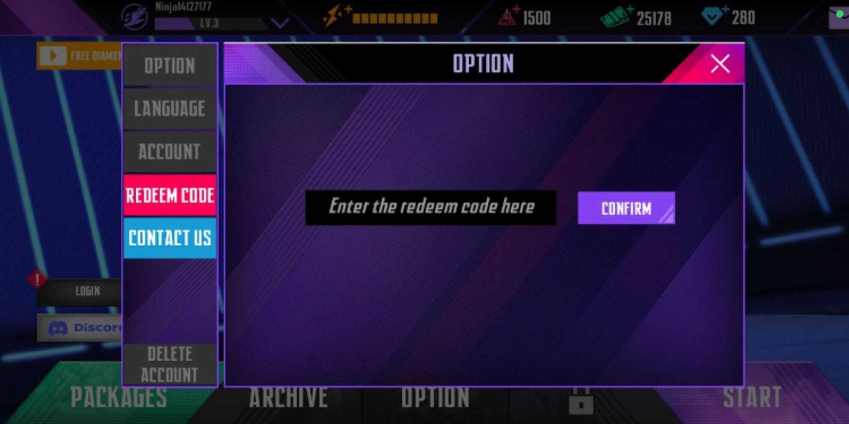 Ninja's Creed the codes tab