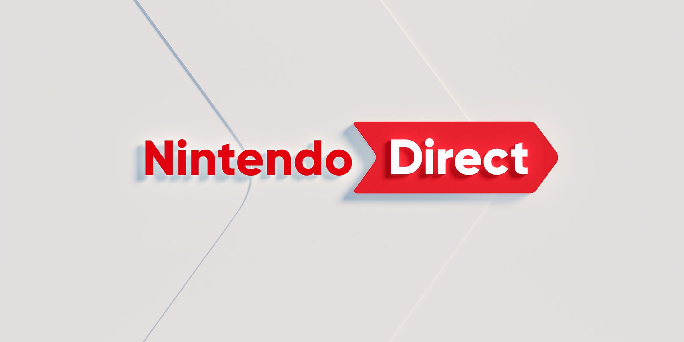 A Nintendo Direct Logo set against an off-white background.