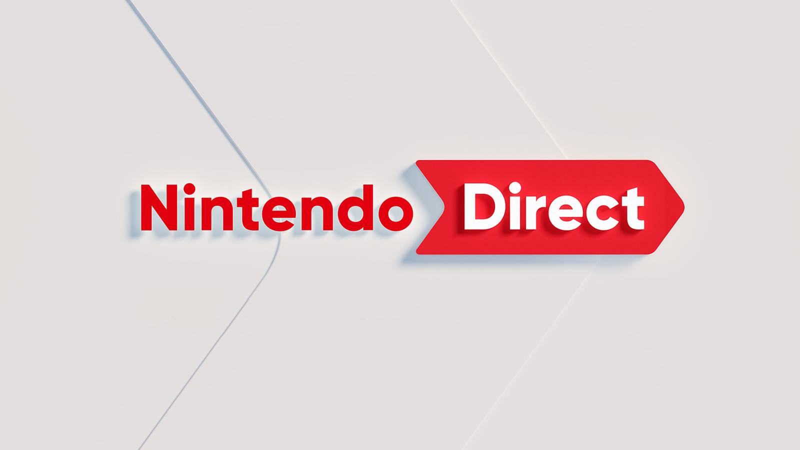 A Nintendo Direct Logo set against an off-white background.