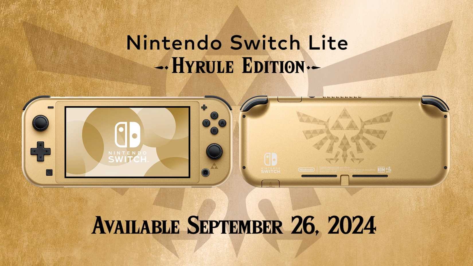 Switch Lite Hyrule Edition Special New Zelda Switch Console